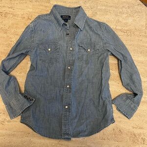 Polo Ralph Lauren Light Blue Chambray Shirt